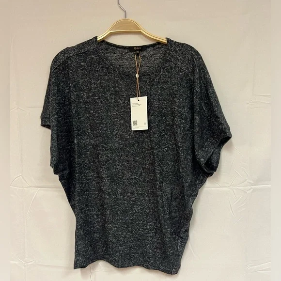 NEW QUINCE Brushed Short Sleeve Lounge Tee Size: XS - Picture 4 of 6